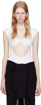 Белое боди Beaufille Baes