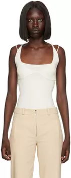 Белое боди Brigitte Anna October