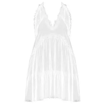 Белое хлопковое платье Pinko