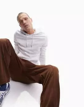 Белое худи ASOS DESIGN