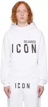Белое худи Dsquared2 Be Icon