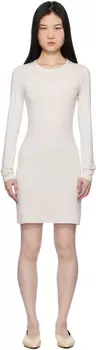 Белое мини-платье Bellevue с длинными рукавами Gil Rodriguez
