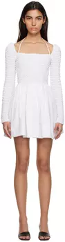 Белое мини-платье Кэссиди Staud