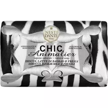 Белое мыло Chic Animalier 250 г, Nesti Dante