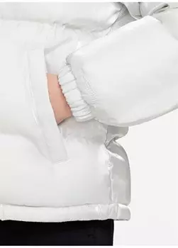 Белое пальто для девочек FD2843-025 K NSW TF HGH SYNFL JKT U Nike, белый