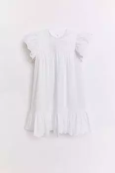 Белое платье Люсенты Nicole Miller, белый