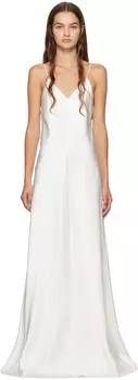 Белое платье макси The Row Guinevere