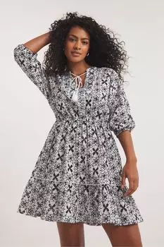 Белое пляжное платье с вышивкой Joanna Hope , белый