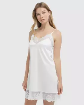 Белое сочетание с кружевной отделкой Janira, белый