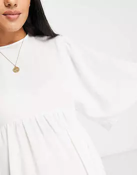 Белое свободное платье с рукавами-кимоно ASOS DESIGN Maternity