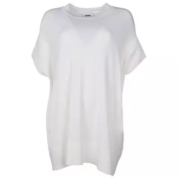 Белое вискозное платье ALPHA STUDIO