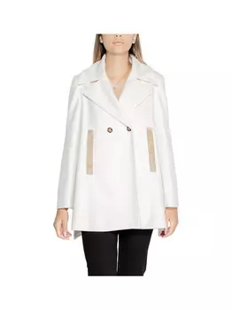 Белое женское пальто Alviero Martini