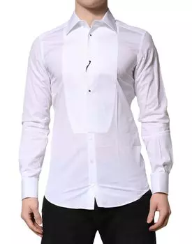 Белое золото Корона Хлопковое платье Торжественная рубашка Dolce & Gabbana, White