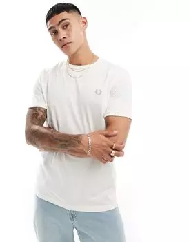 Белоснежная футболка Fred Perry Ringer