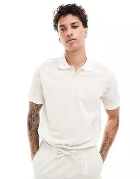 Белоснежная футболка с 3 полосками adidas adicolor