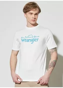 Белоснежная мужская футболка с круглым вырезом W231729102_Футболка с круглым вырезом ATG Wrangler
