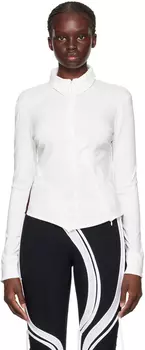 Белоснежная рубашка на молнии Ottolinger