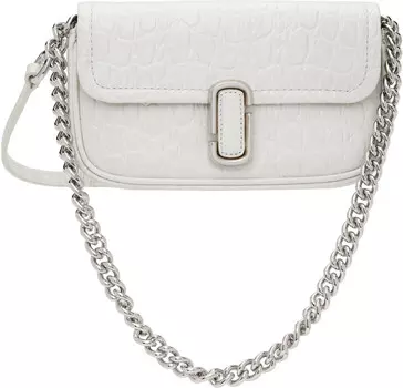 Белоснежная сумка The J Marc Mini Marc Jacobs