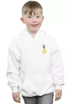 Белоснежное худи на груди Disney Princess, белый