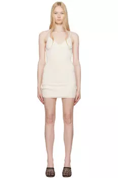 Белоснежное мини-платье «The Scala» JACQUEMUS