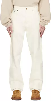 Белоснежные джинсы с 5 карманами Fear of God ESSENTIALS