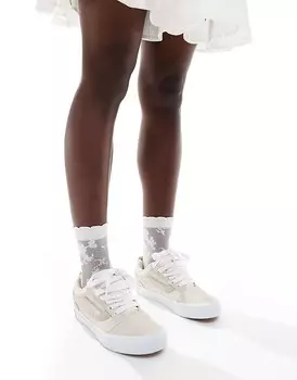 Белоснежные и яркие кроссовки Vans – Knu Skool