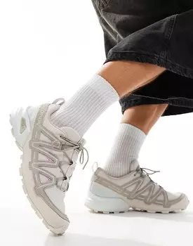 Белоснежные кроссовки Salomon Speedcross 3 Expanse