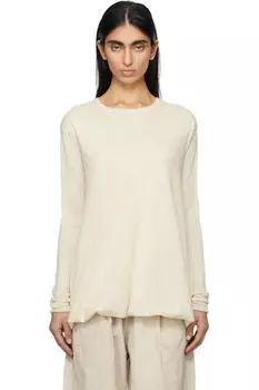 Белоснежный пуловер с воздушными шарами Lauren Manoogian