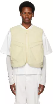 Белоснежный пушистый жилет Entire Studios