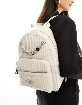 Белоснежный рюкзак Love Moschino