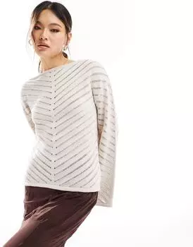 Белоснежный спортивный джемпер NA-KD Racing