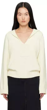 Белоснежный свитер Bahia Loulou Studio