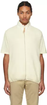 Белоснежный жилет на молнии Nanamica