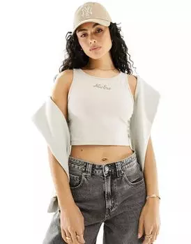 Белоснежный жилет New Era с надписью-логотипом