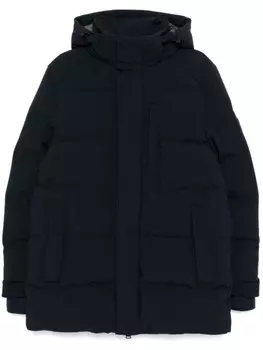Belstaff пуховик с капюшоном, синий