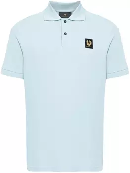 Belstaff рубашка поло с логотипом, синий