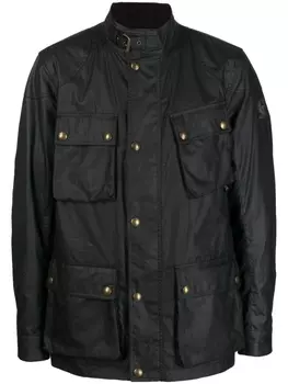 Belstaff вощеная куртка Trialmaster, черный