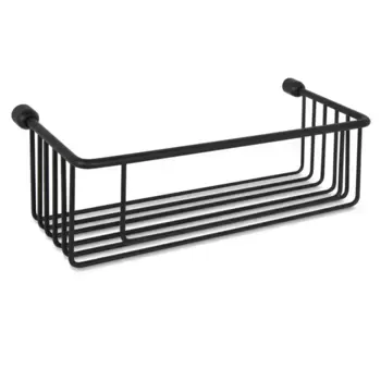 Beltrn Глубокая прямоугольная решётка-мыльница для навинчивания Бельтрана, черный