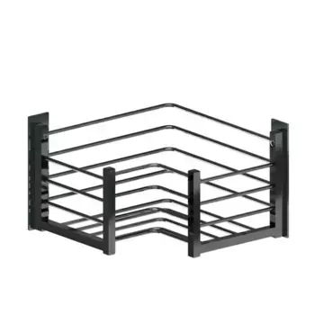 Beltrn Мыльница квадратная угловая с клеем Бельтран, черный