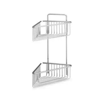 Beltrn Угловая сетчатая мыльница с 2 глубокими корзинами для прикручивания Бельтрана, нержавеющая сталь