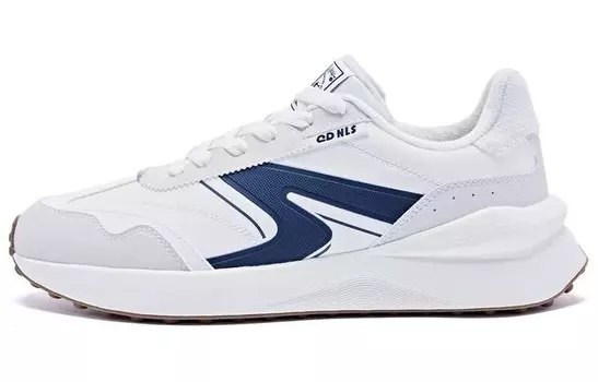 Белые 2.0 кроссовки мужские низкие Qiaodan