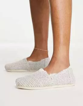 Белые эспадрильи Toms alpargata