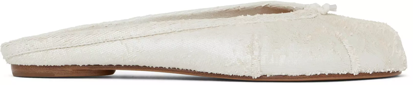 Белые балетки-мюли Tabi Maison Margiela