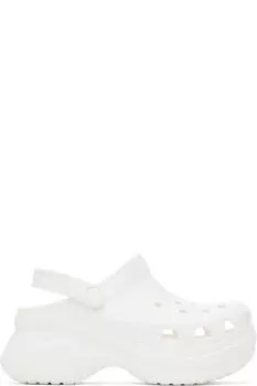 Белые башмаки Bae Crocs