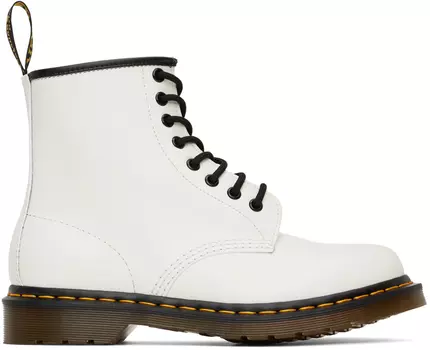Белые ботильоны 1460 Dr. Martens