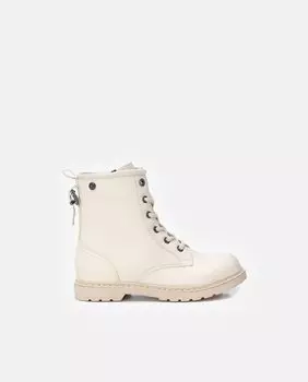 Белые ботильоны для девочки на молнии Xti, белый