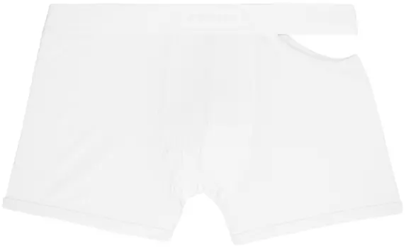 Белые боксеры с вырезом LGN Louis Gabriel Nouchi
