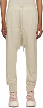 Белые брюки для отдыха Rick Owens DRKSHDW с завязками