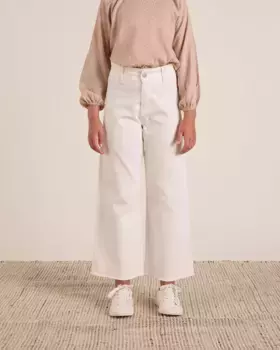 Белые брюки-кюлоты для девочки Dadati