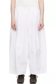 Белые брюки-неплательщики YMC